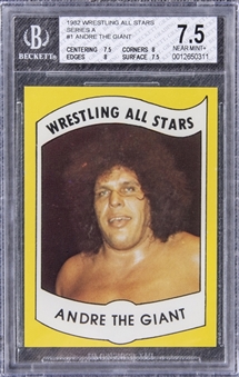 1982 Wrestling All-Stars Series A #1 Andre the Giant Rookie Card – BGS NM+ 7.5